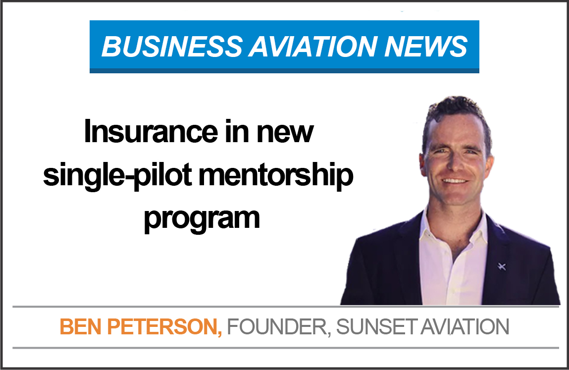 Insurance in new single-pilot mentorship program